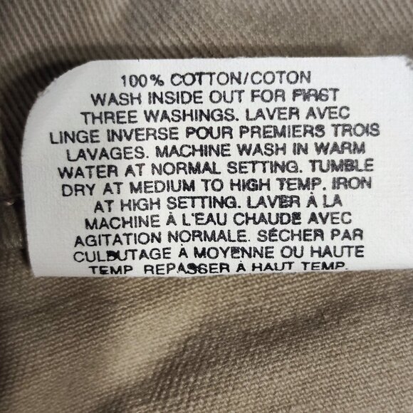 Vintage Levi's 634 white tab jeans men's size 33X32 cream colour, straight relax - Picture 7 of 12